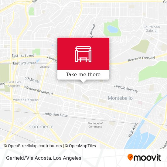 Mapa de Garfield/Via Acosta