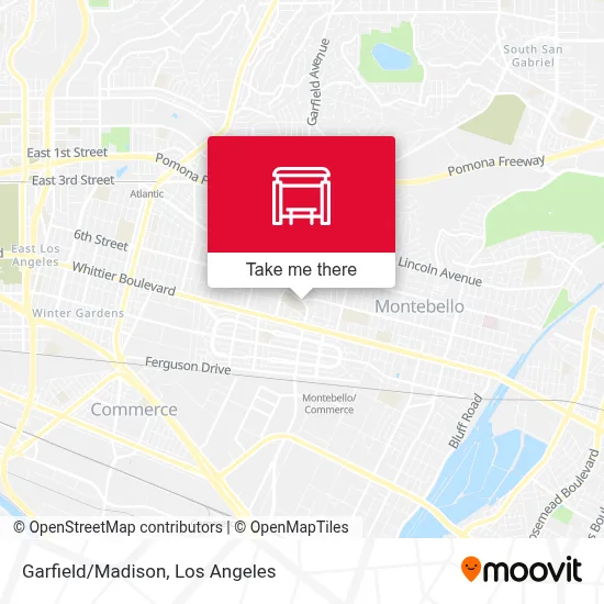 Garfield/Madison map