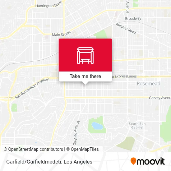 Garfield/Garfieldmedctr map