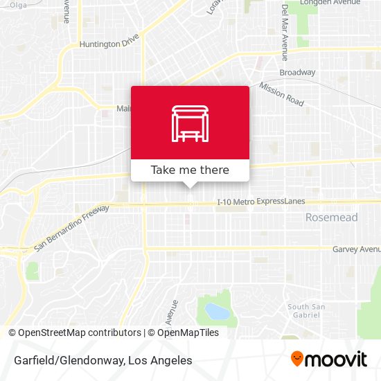 Mapa de Garfield/Glendonway