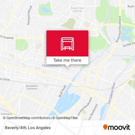 Mapa de Beverly/4th