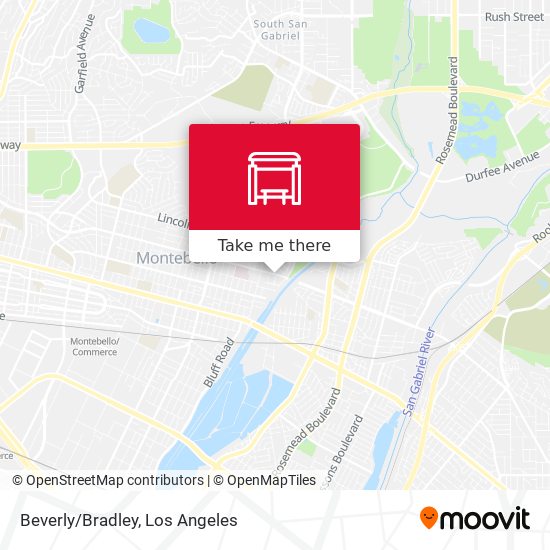 Mapa de Beverly/Bradley