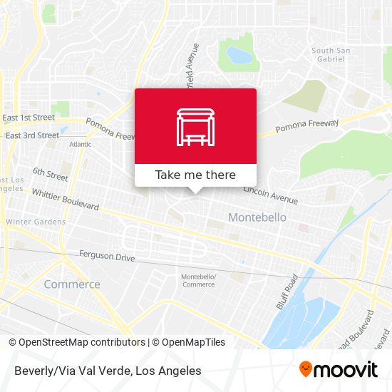 Mapa de Beverly/Via Val Verde