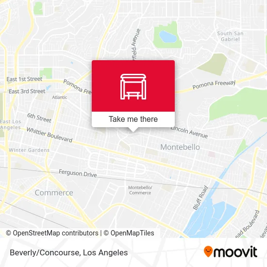 Beverly/Concourse map