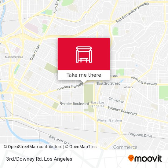 3rd/Downey Rd map