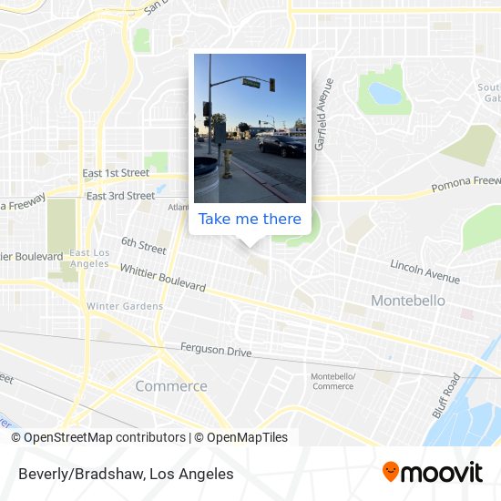 Beverly/Bradshaw map