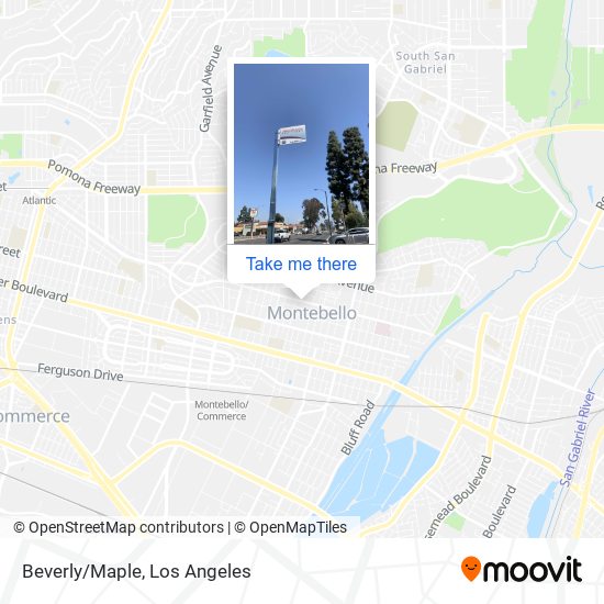 Mapa de Beverly/Maple