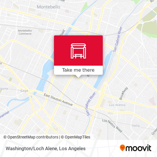 Washington/Loch Alene map