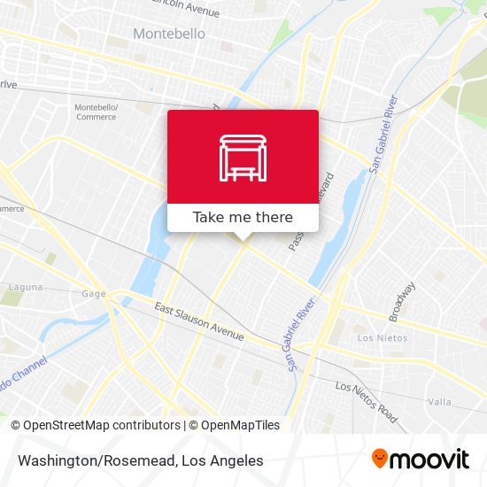 Mapa de Washington/Rosemead