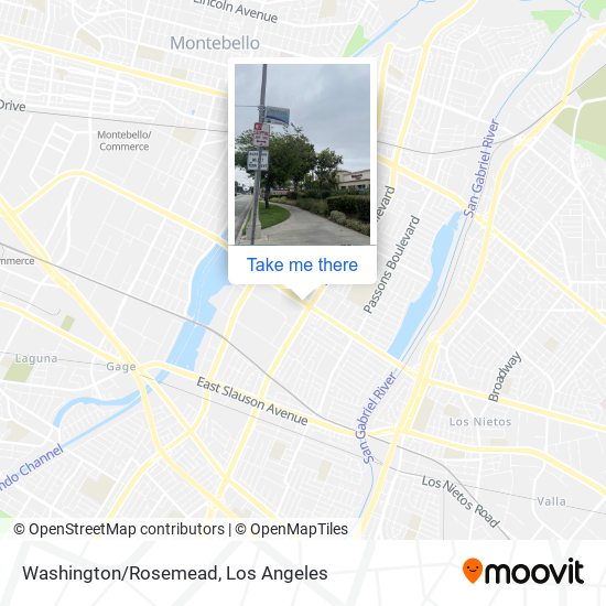 Mapa de Washington/Rosemead