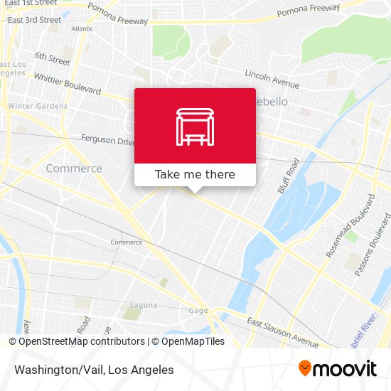 Mapa de Washington/Vail