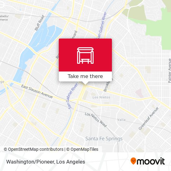 Washington/Pioneer map