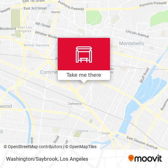 Washington/Saybrook map