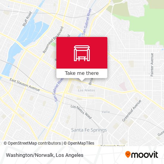 Washington/Norwalk map