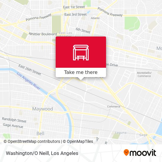 Washington/O Neill map