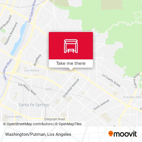 Washington/Putman map