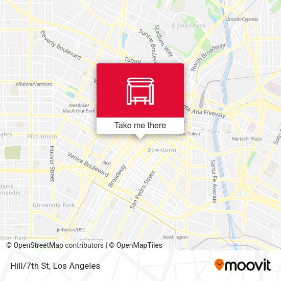 Mapa de Hill/7th St