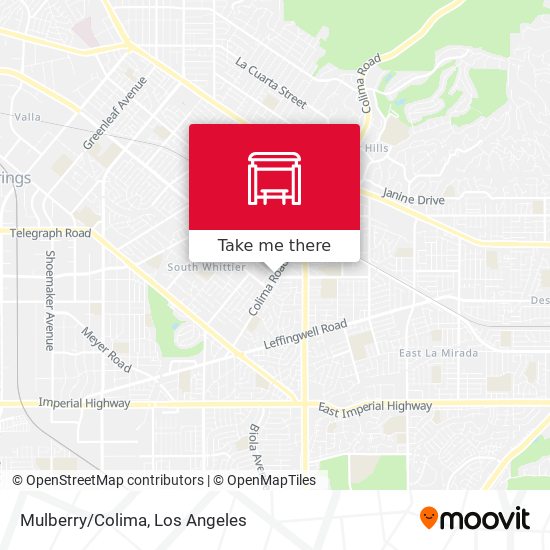 Mulberry/Colima map