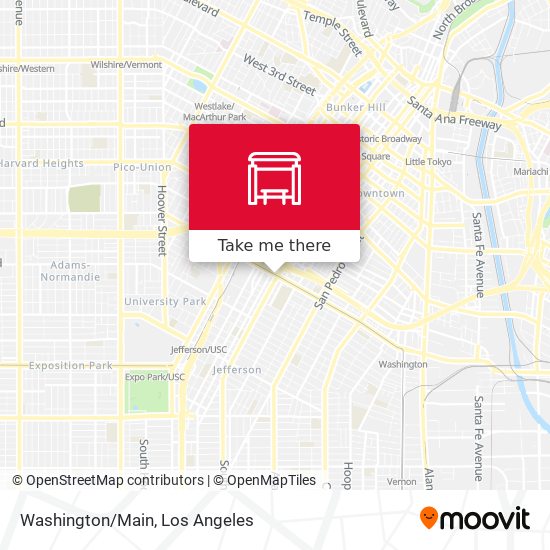 Washington/Main map