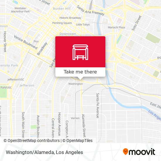 Washington/Alameda map