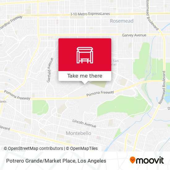 Potrero Grande/Market Place map