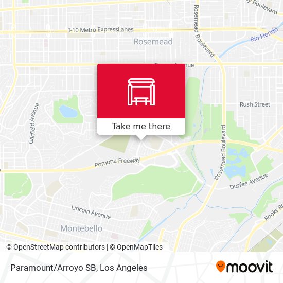 Mapa de Paramount/Arroyo SB