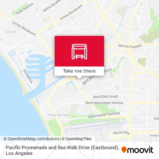 Mapa de Pacific Promenade and Sea Walk Drive (Eastbound)
