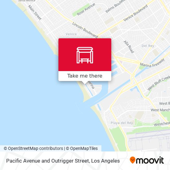 Pacific Avenue and Outrigger Street map