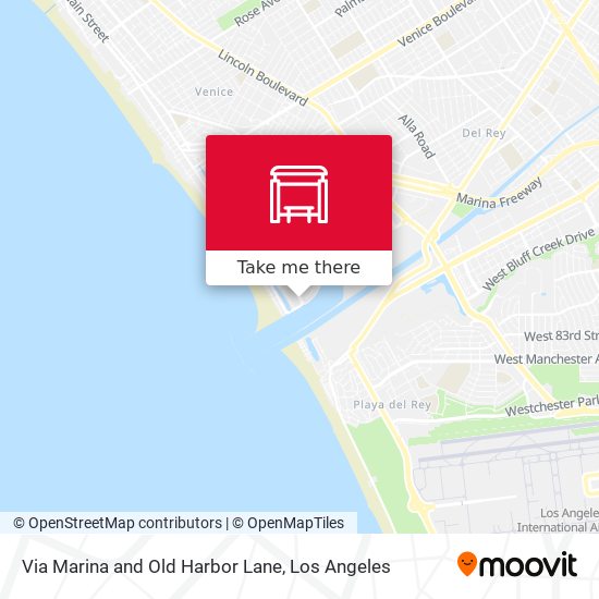 Via Marina and Old Harbor Lane map