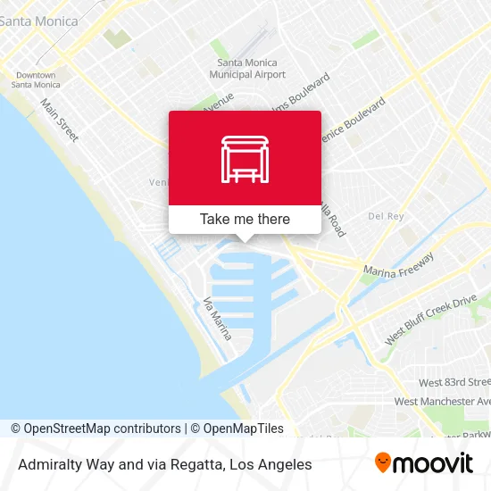 Admiralty Way and via Regatta map