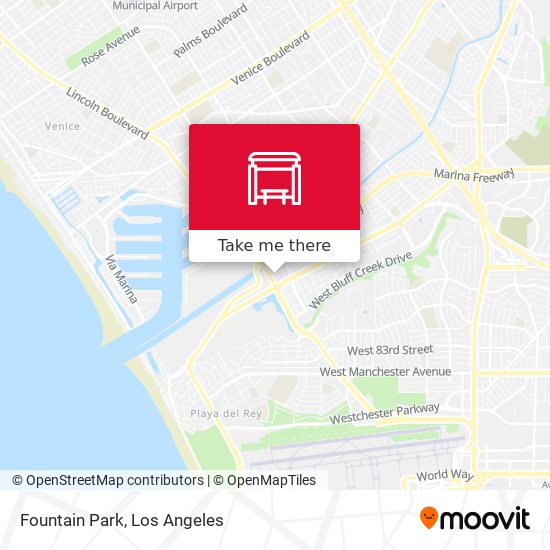 Mapa de Fountain Park