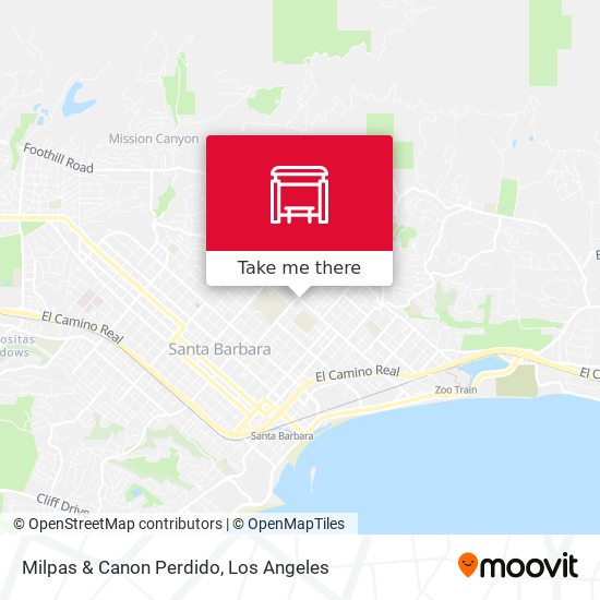 Mapa de Milpas & Canon Perdido