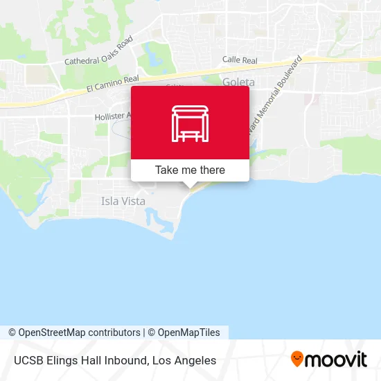UCSB Elings Hall Inbound map