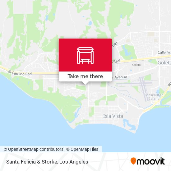 Santa Felicia & Storke map