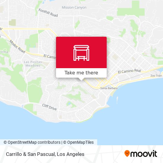 Carrillo & San Pascual map