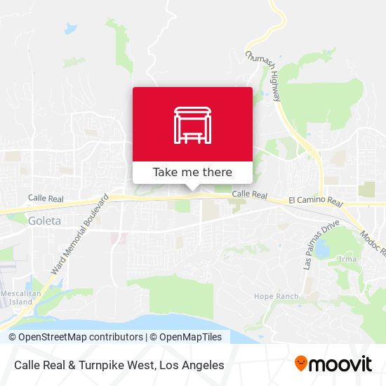 Calle Real & Turnpike West map