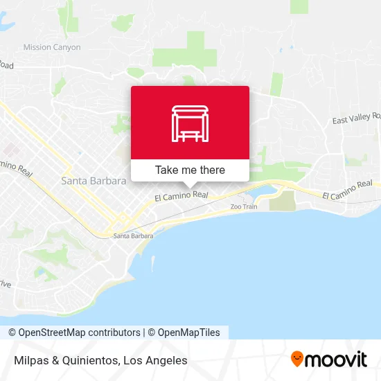 Milpas & Quinientos map