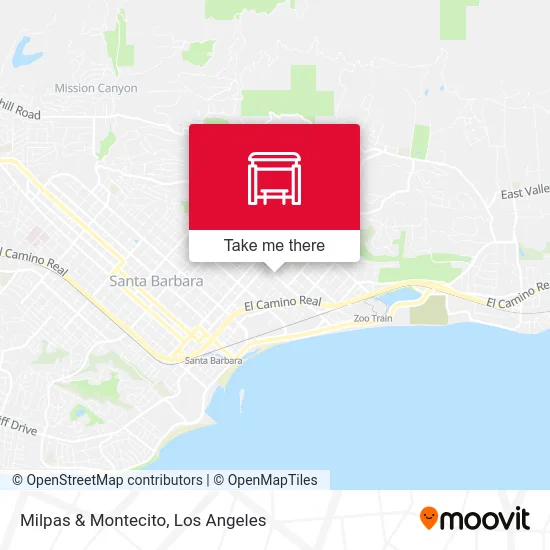 Milpas & Montecito map