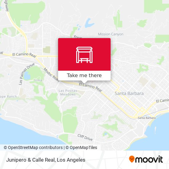Mapa de Junipero & Calle Real