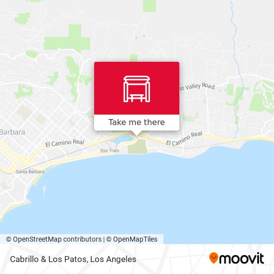 Cabrillo & Los Patos map