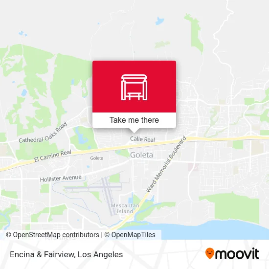 Encina & Fairview map