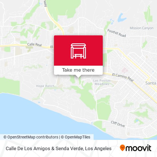 Mapa de Calle De Los Amigos & Senda Verde