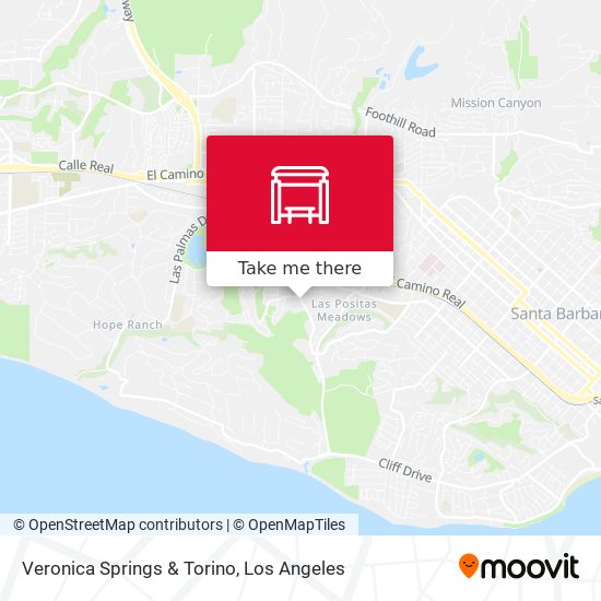 Veronica Springs & Torino map