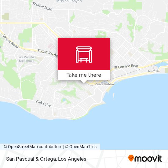 San Pascual & Ortega map