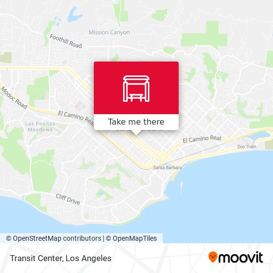 Mapa de Transit Center