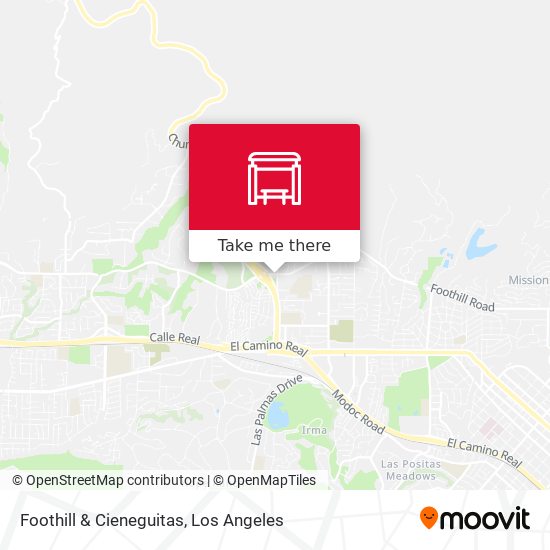 Foothill & Cieneguitas map