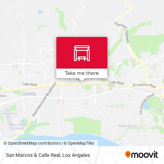 San Marcos & Calle Real map