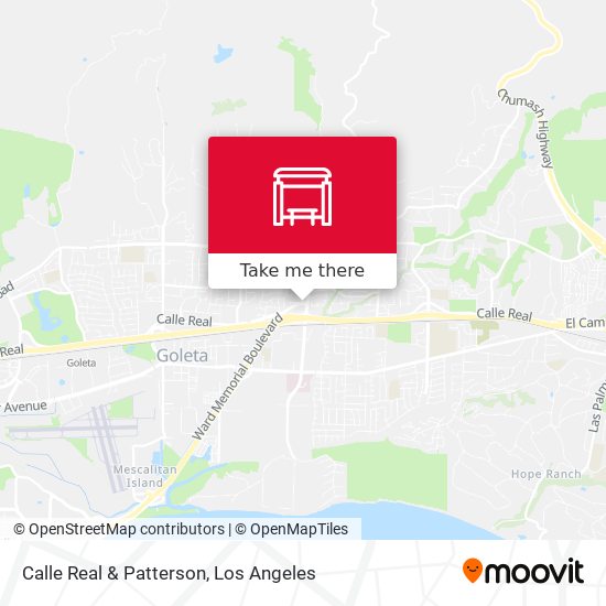Calle Real & Patterson map