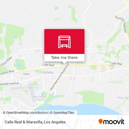 Calle Real & Maravilla map