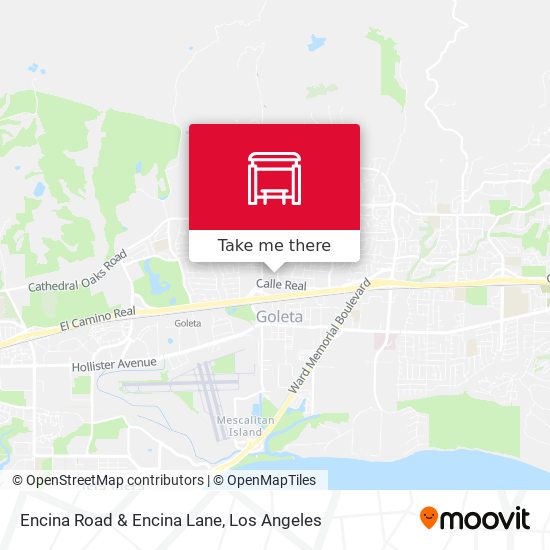 Encina Road & Encina Lane map